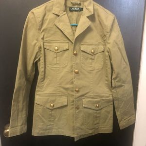 Ralph Lauren Olive Green Military Jacket